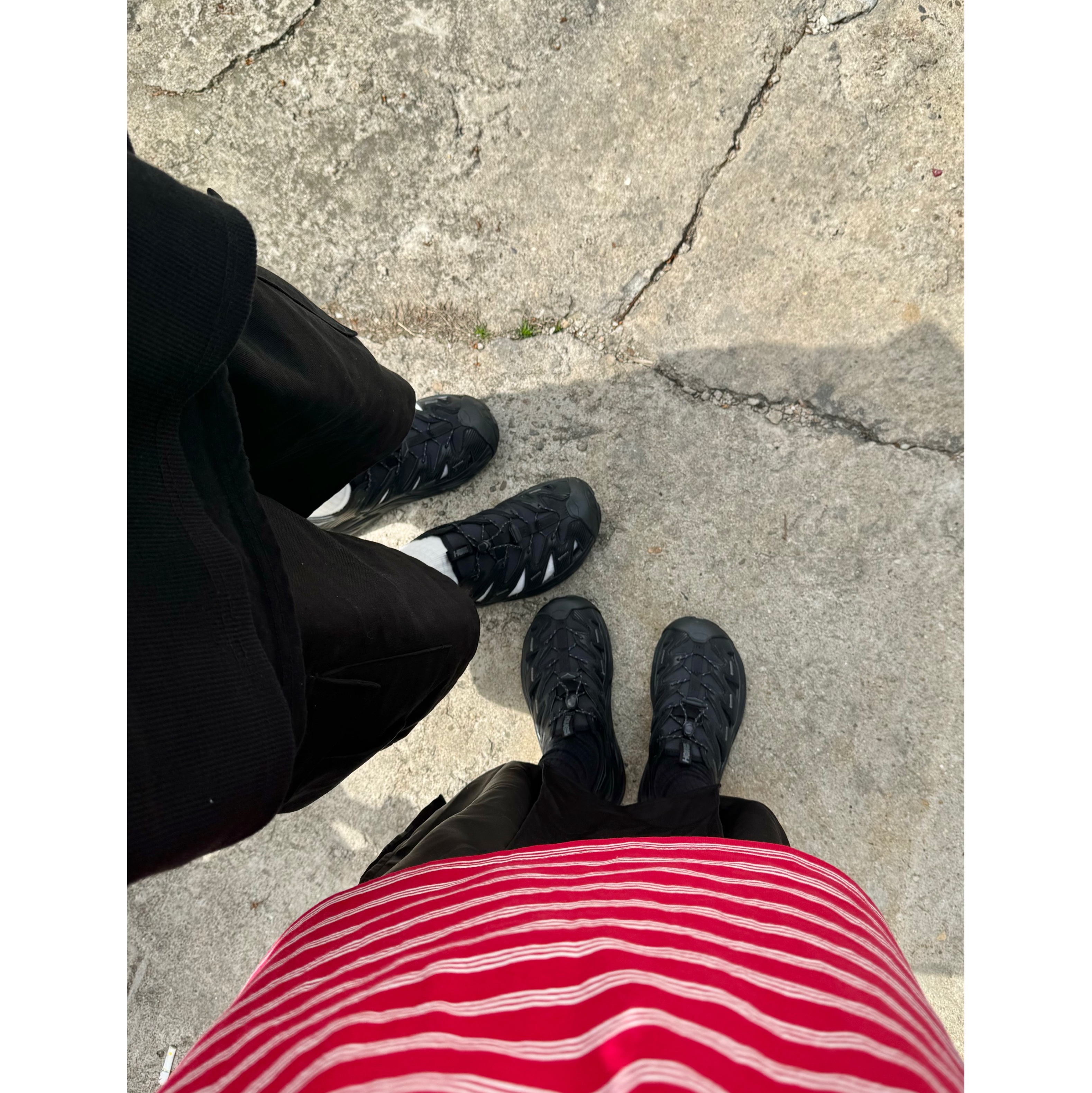 (W) Hoka Hopara Black, Hoka Hopara Black 착용 스타일 - 2