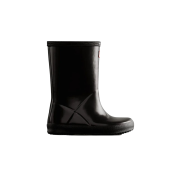 (Kids) Hunter First Gloss Rain Boots Black