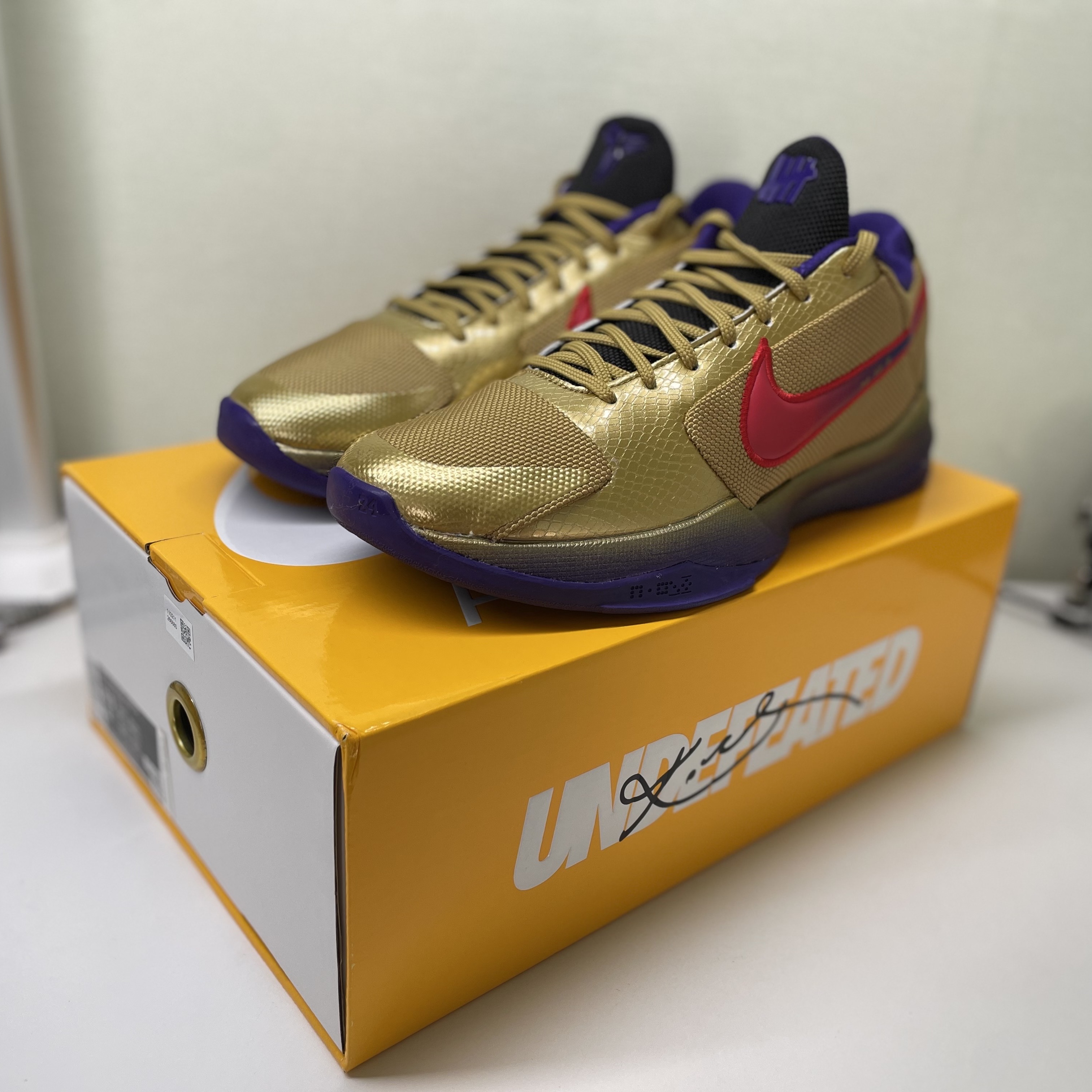 Nike x Undefeated Kobe 5 Protro Hall of Fame 착용 스타일 - 4