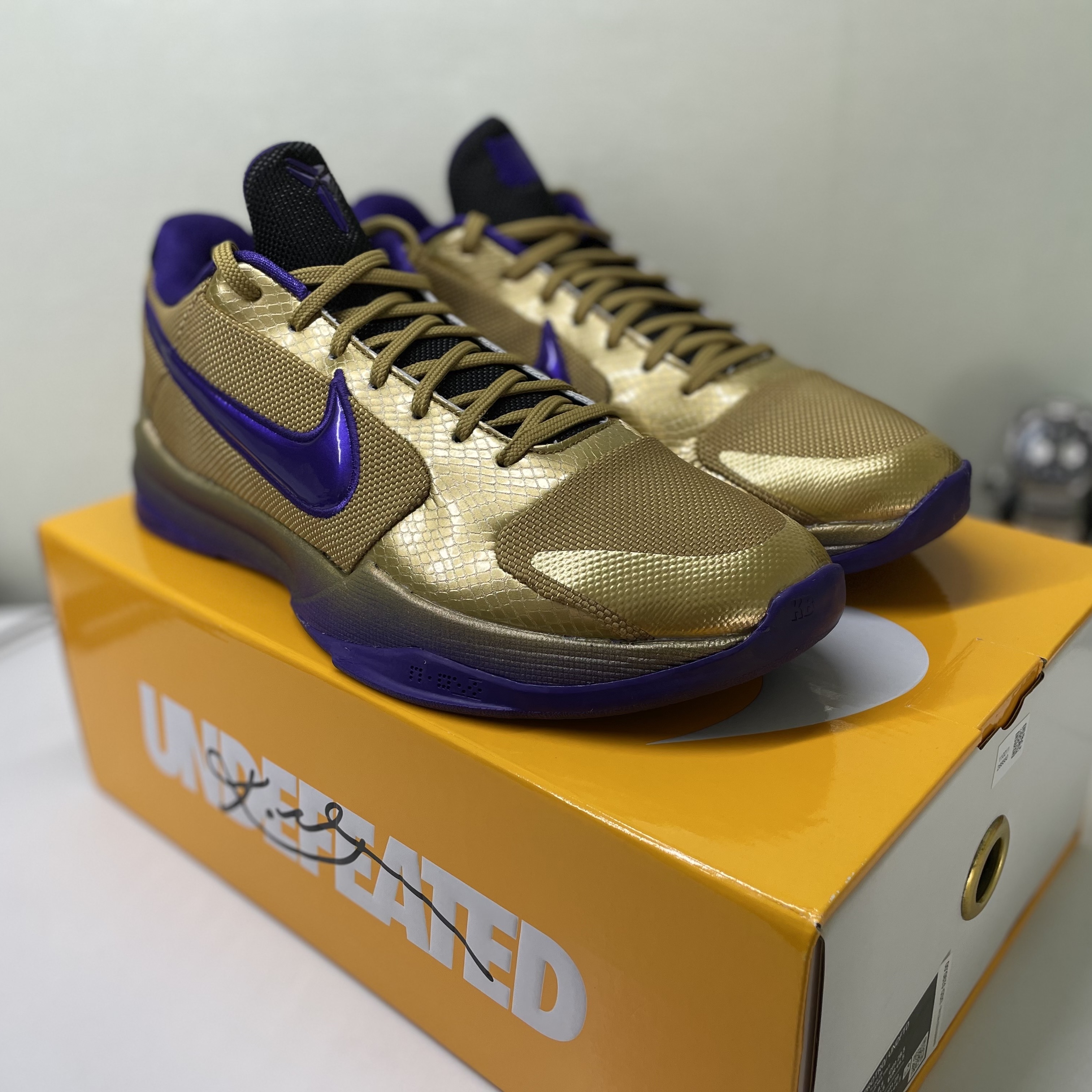 Nike x Undefeated Kobe 5 Protro Hall of Fame 착용 스타일 - 3