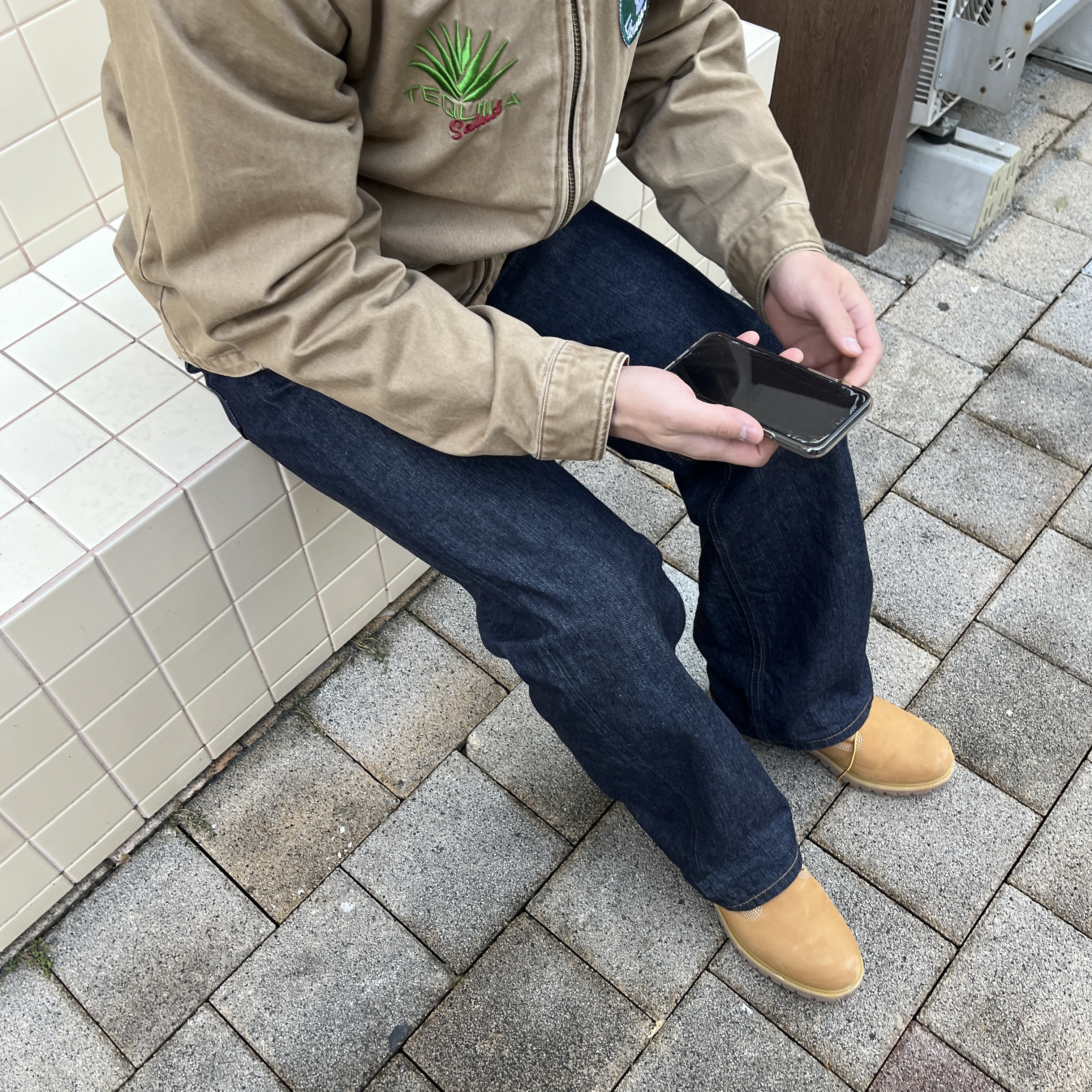 Timberland Premium 6 inch Waterproof Boot Wheat Nubuck - Wide 착용 스타일 - 2