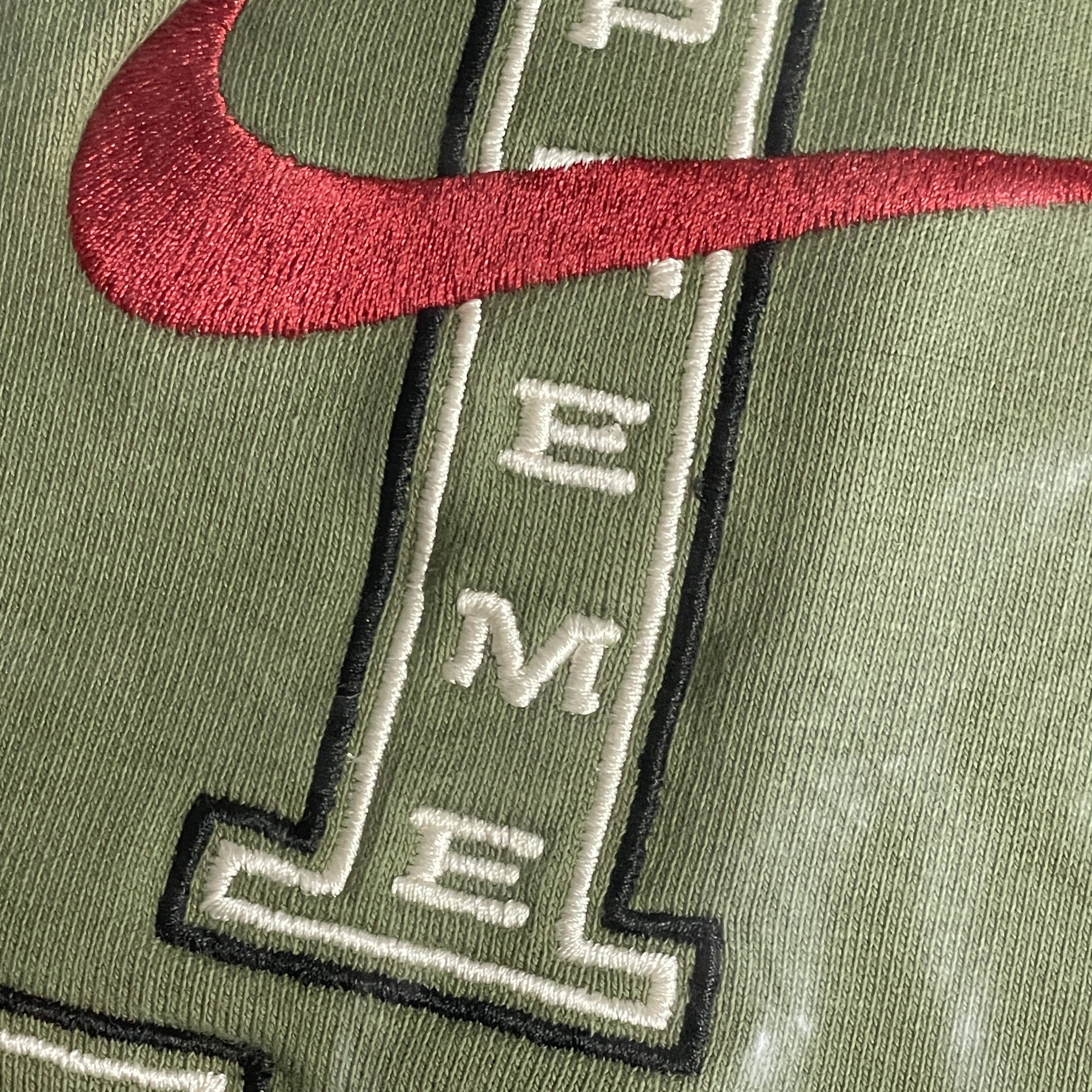 Supreme x Nike Sweatpant Olive - 24SS 착용 스타일