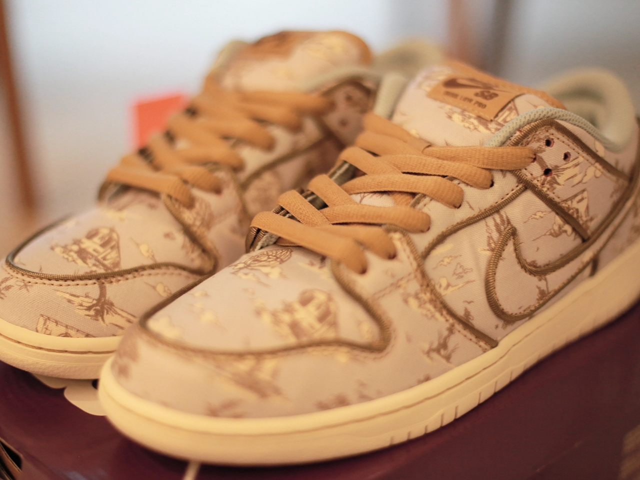 Nike SB Dunk Low Pro Premium Toile 착용 스타일 - 2