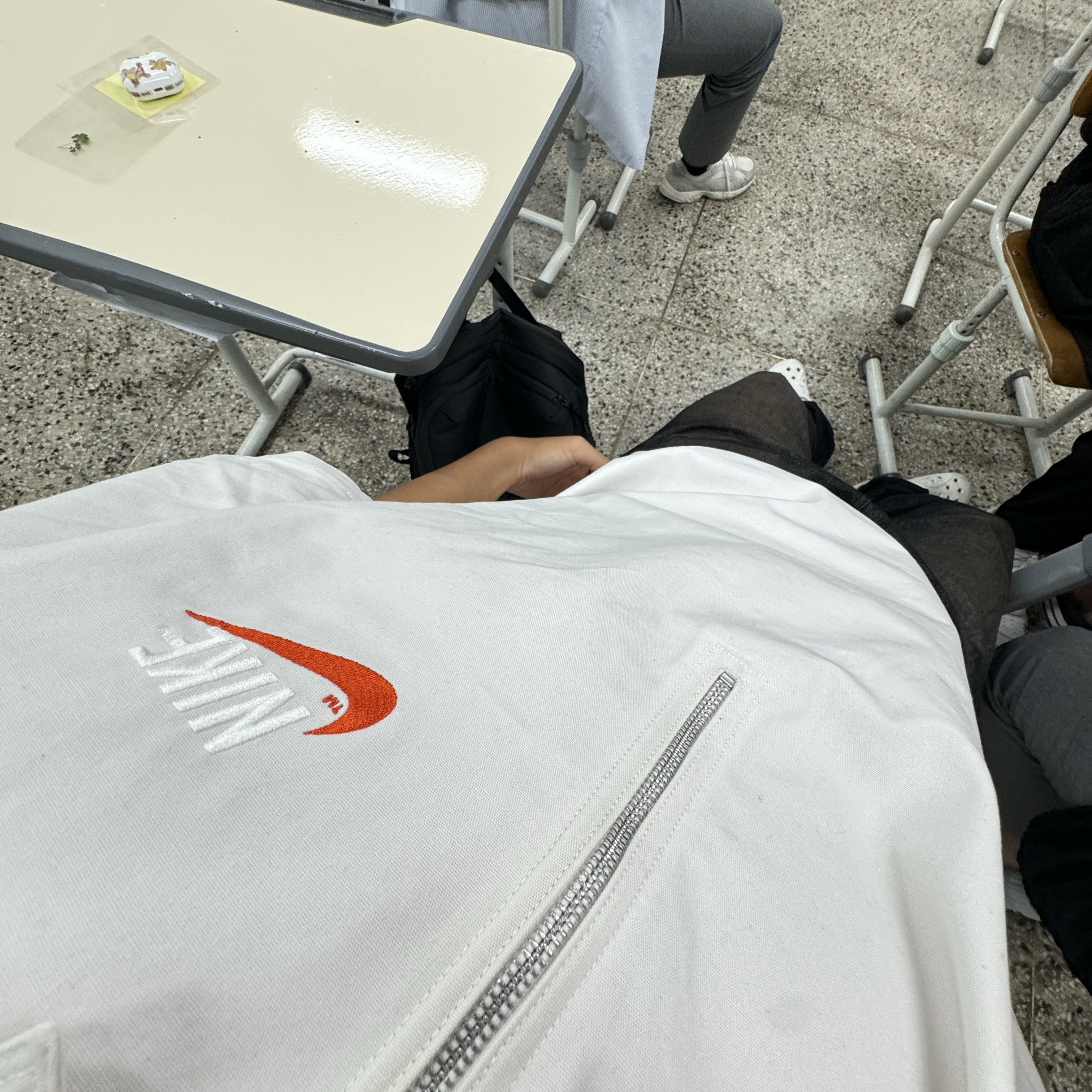 Nike NSW Trend Overshirt Phantom - Asia 착용 스타일 - 1