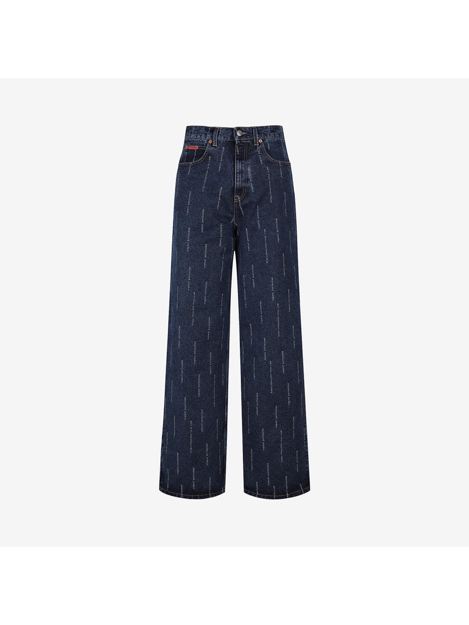 Martine Rose Wide Leg Jean Mid Wash Expect Perfection 착용 스타일 - 5