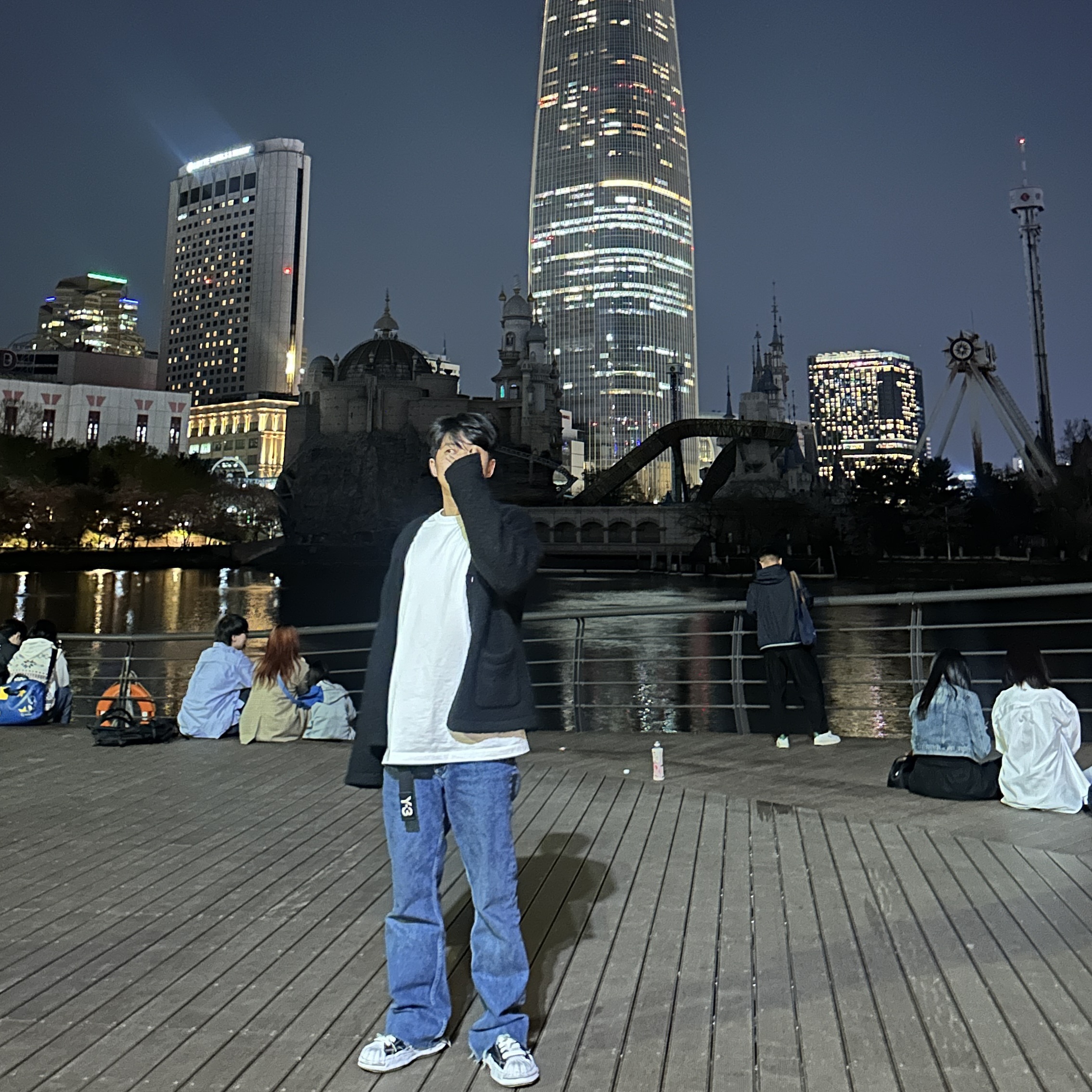 Wooyoungmi Back Logo Long Sleeve T-Shirt White - 24SS, Maison Mihara Yasuhiro Blakey OG Sole Canvas Low-top Sneakers Black White ์ฐฉ์ฉ ์คํ์ผ - 1