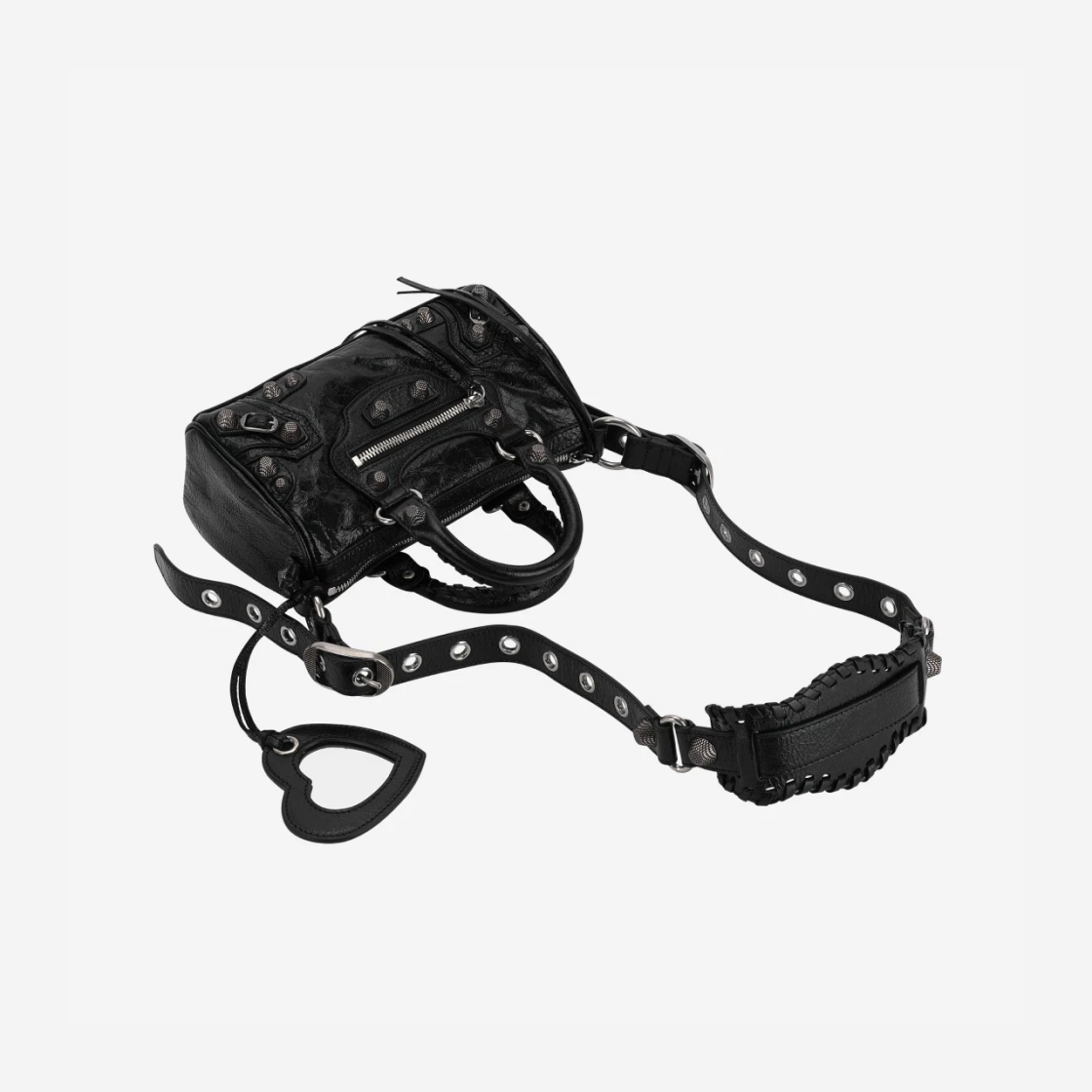 발렌시아가 르 카골 미니 더플백 블랙(Balenciaga Le Cagole Mini Duffle Bag Black) - 3