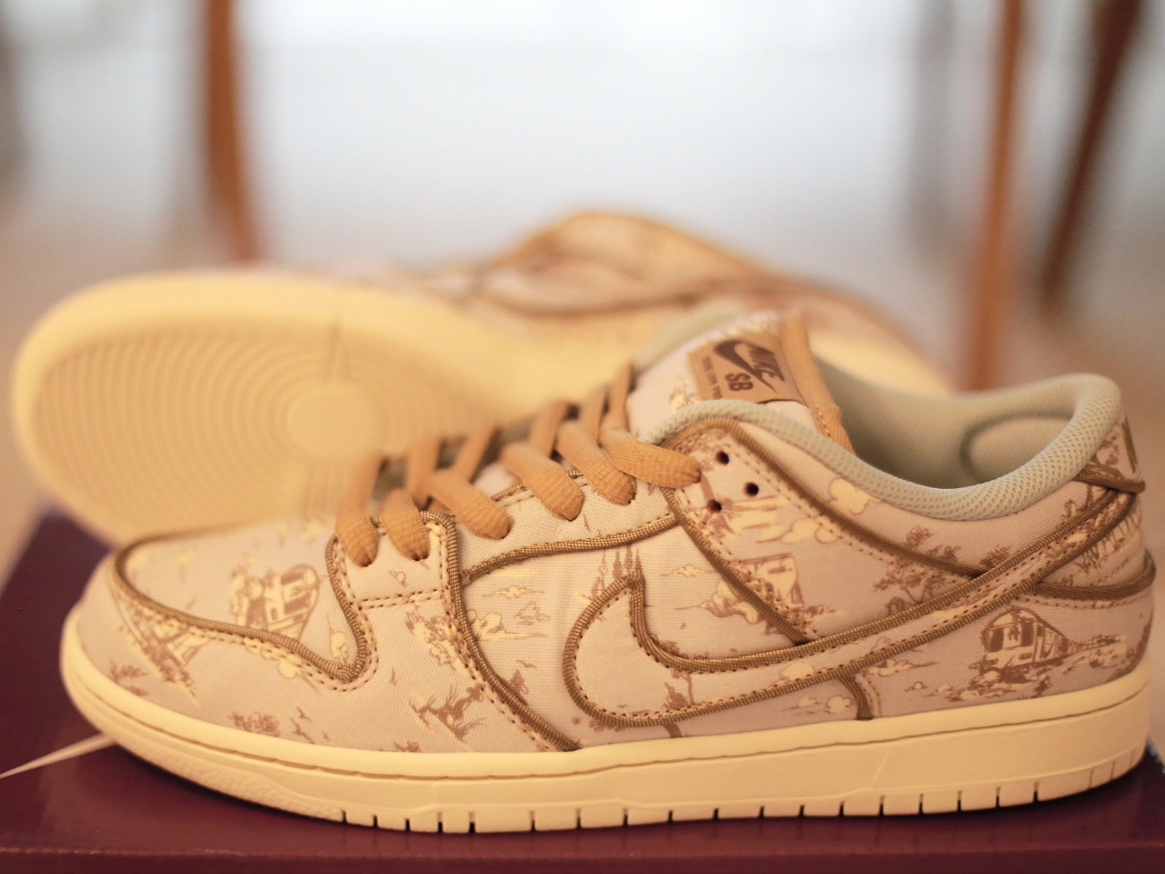 Nike SB Dunk Low Pro Premium Toile 착용 스타일 - 4