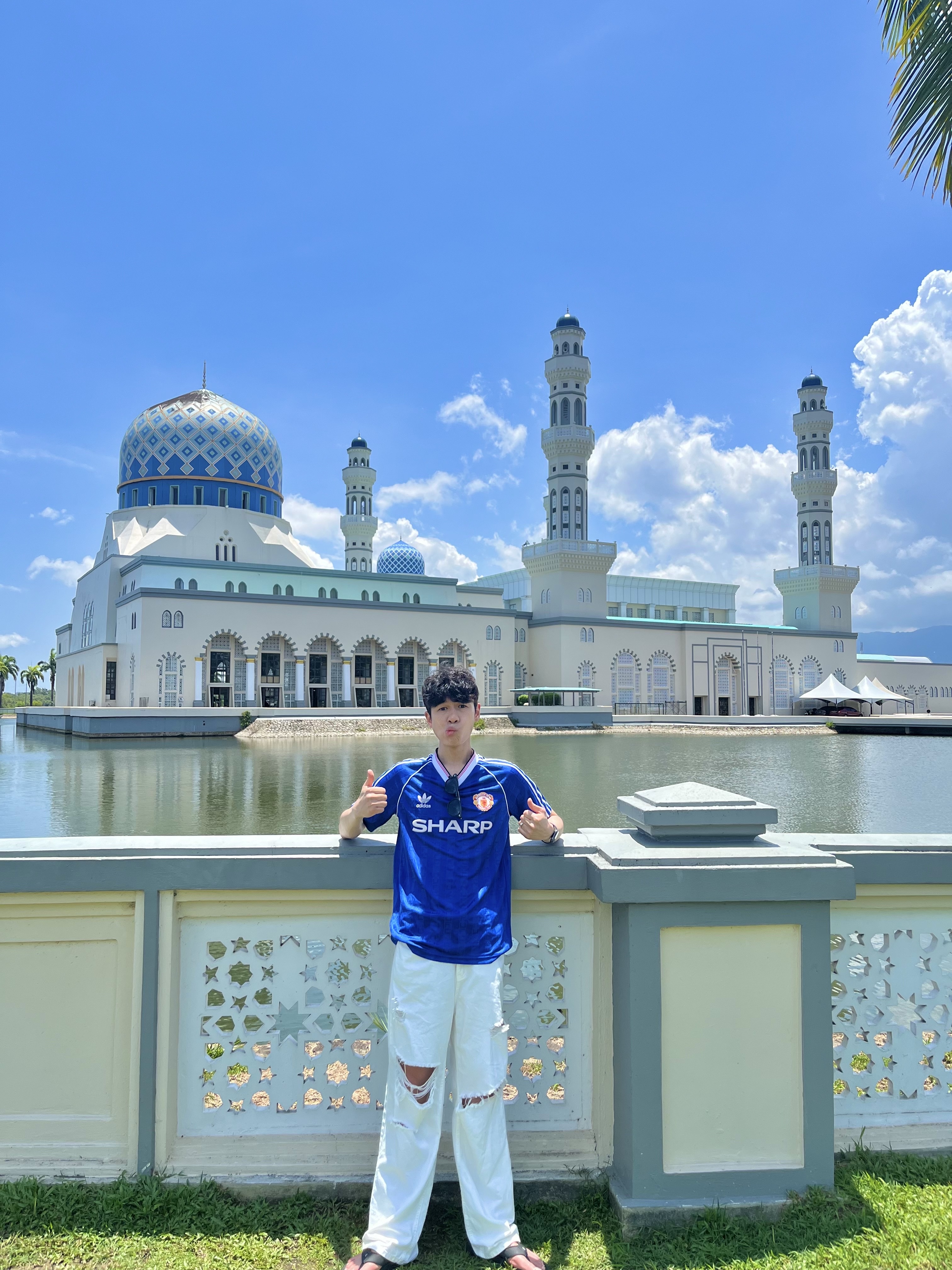Adidas Manchester United 1988/90 Jersey Collegiate Royal - KR Sizing 착용 스타일 - 2