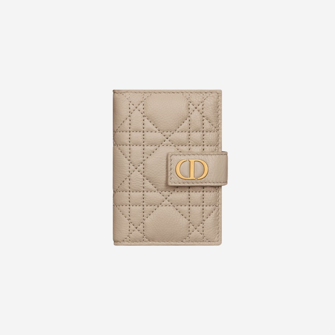 Dior Caro Vertical Card Holder Sand Supple 상세 이미지 1