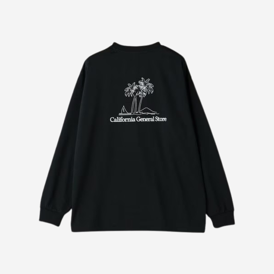 California General Store Palm Tree Rack Long Sleeve Black 상세 이미지 1