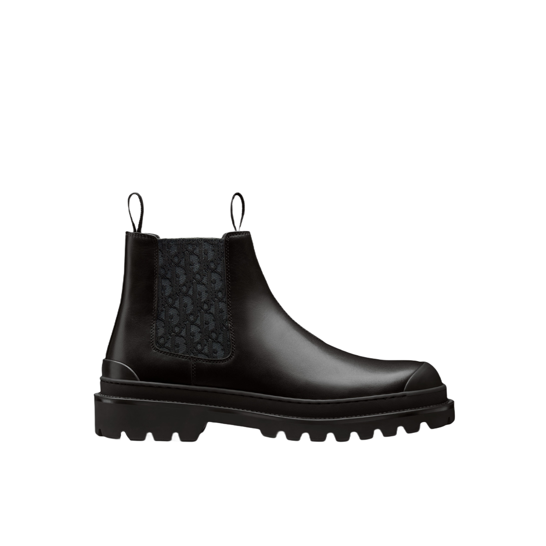 디올 익스플로러 첼시 부츠 블랙 스무스 카프스킨 디올 오블리크 모티프(Dior Explorer Chelsea Boot Black Smooth Calfskin Dior Oblique Motif) - 1