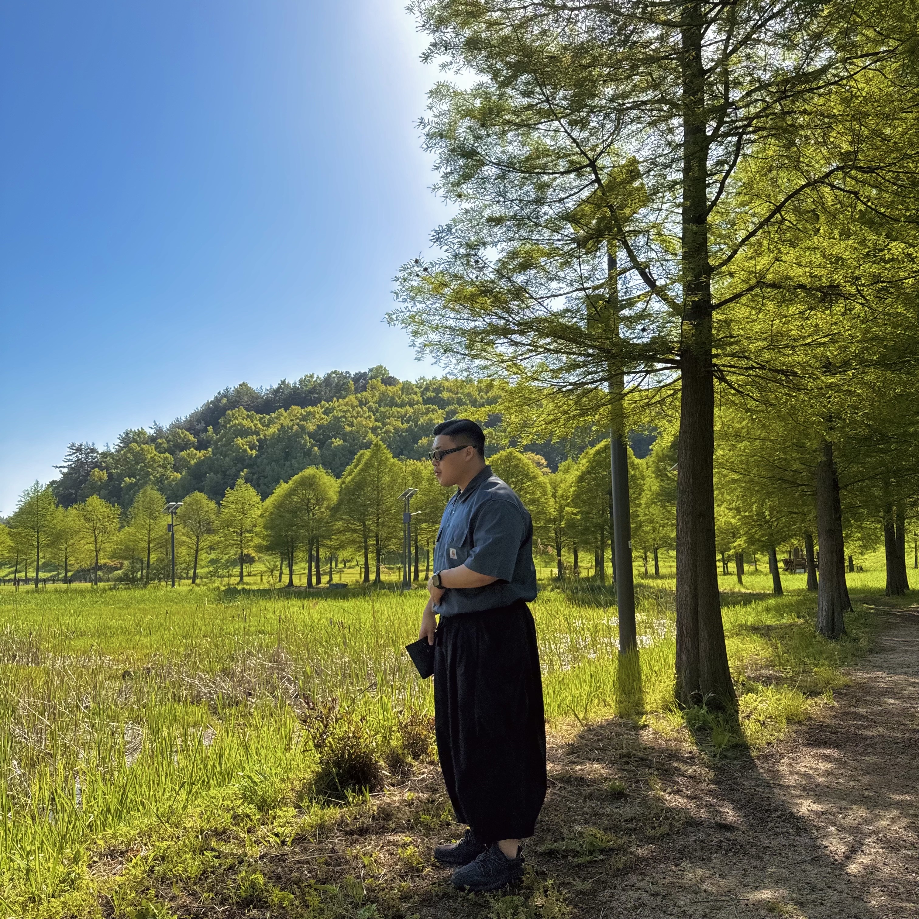 Gentle Monster x Maison Margiela MM107 Leather Black Black, Adidas Yeezy Boost 350 V2 Black - Reflective 착용 스타일 - 2