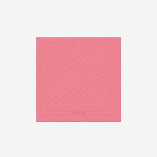 (W) 디올 오블리크 숄 실크 캐시미어 인디 핑크