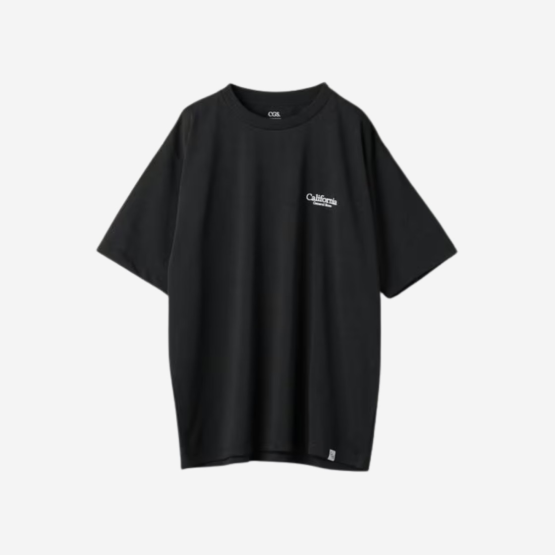 California General Store Recycled Polyester Logo Rack T-Shirt Black 상세 이미지 1