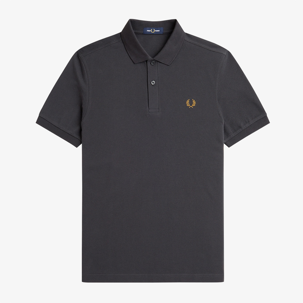 프레드페리 M6000 플레인 프레드페리 셔츠 앵커그레이/다크카라멜(Fred Perry M6000 Plain Fred Perry Shirt Anchor Grey/Dark Caramel) - 2