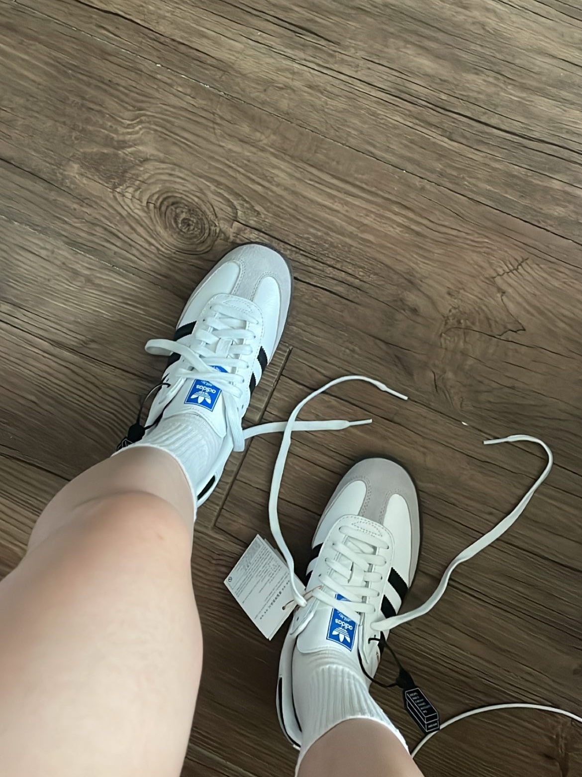 Adidas Samba OG Cloud White 착용 스타일