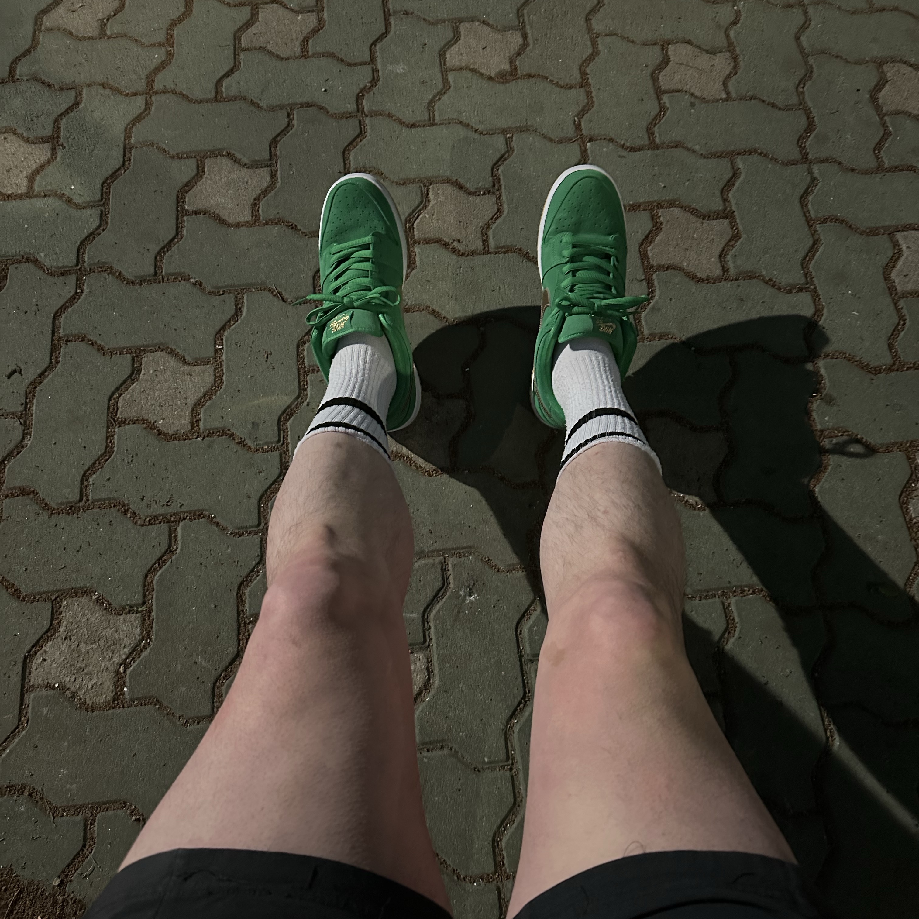 Nike SB Dunk Low Pro Shamrock 착용 스타일 - 1