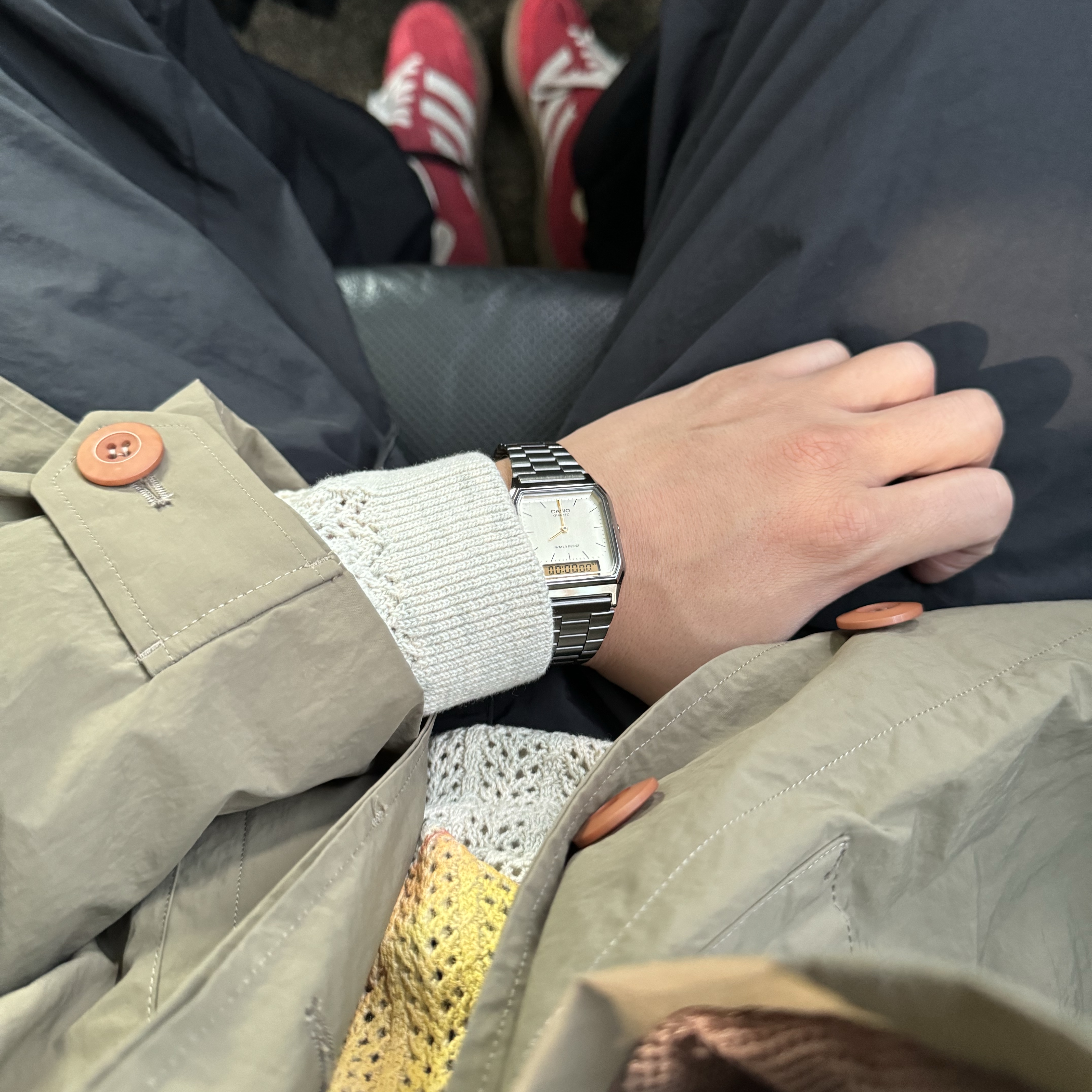 Casio AQ-230GG-9A 착용 스타일