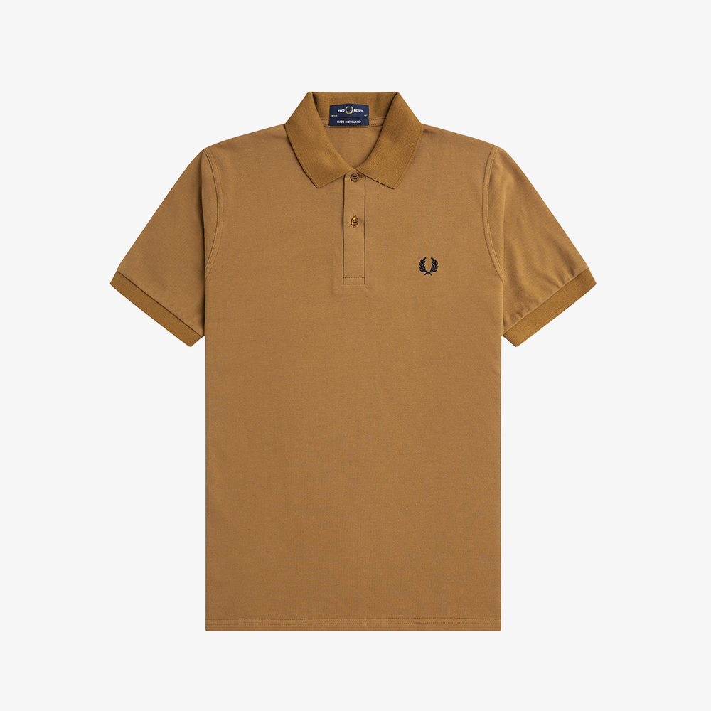 프레드페리 M3 오리지널 프레드페리 셔츠 다크카라멜/네이비(Fred Perry M3 The Original Fred Perry Shirt Dark Caramel/Navy) - 6