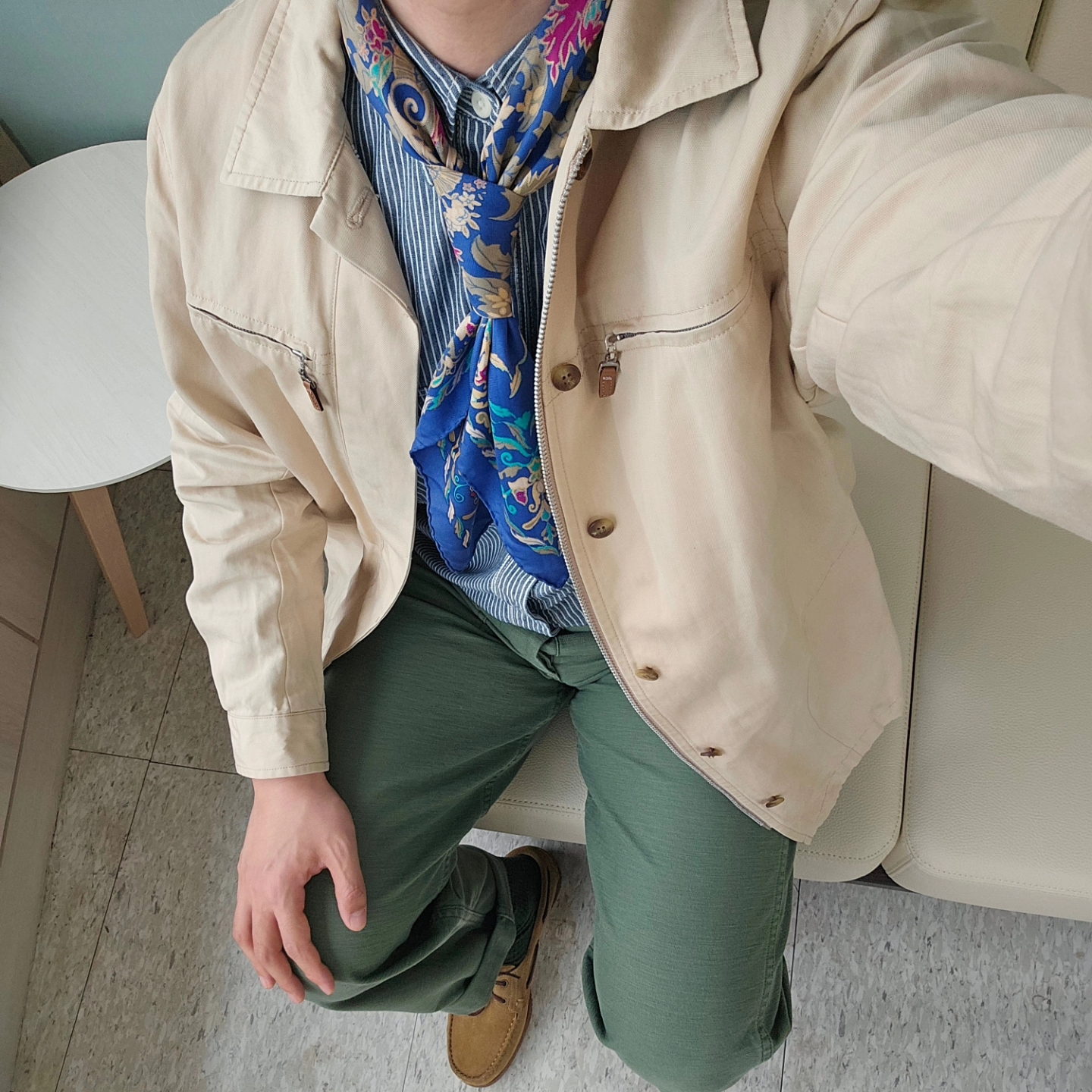 Paraboot Barth Marine Veloaurs Fauve, Orslow 5002 US Army Fatigue Pants Green 착용 스타일 - 5