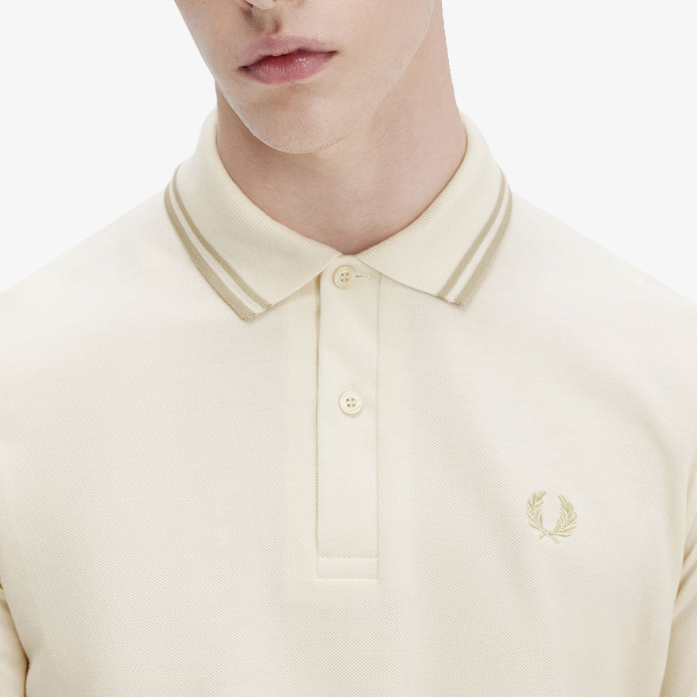 프레드페리 M12 트윈 팁 프레드페리 셔츠 에크루/오트밀(Fred Perry M12 Twin Tipped Fred Perry Shirt Ecru/Oatmeal) - 6