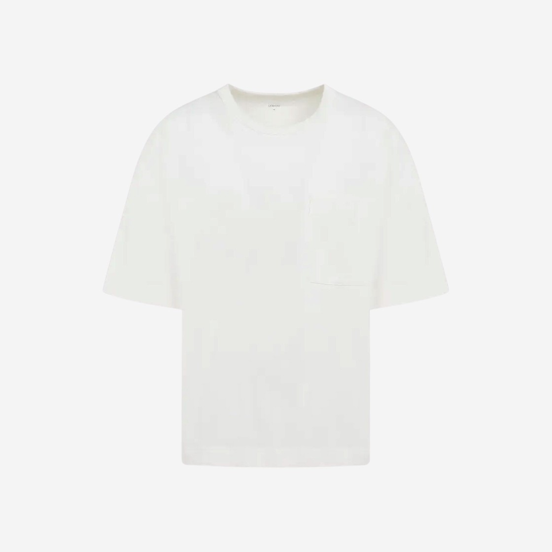 Lemaire Boxy T-Shirt Chalk 상세 이미지 1