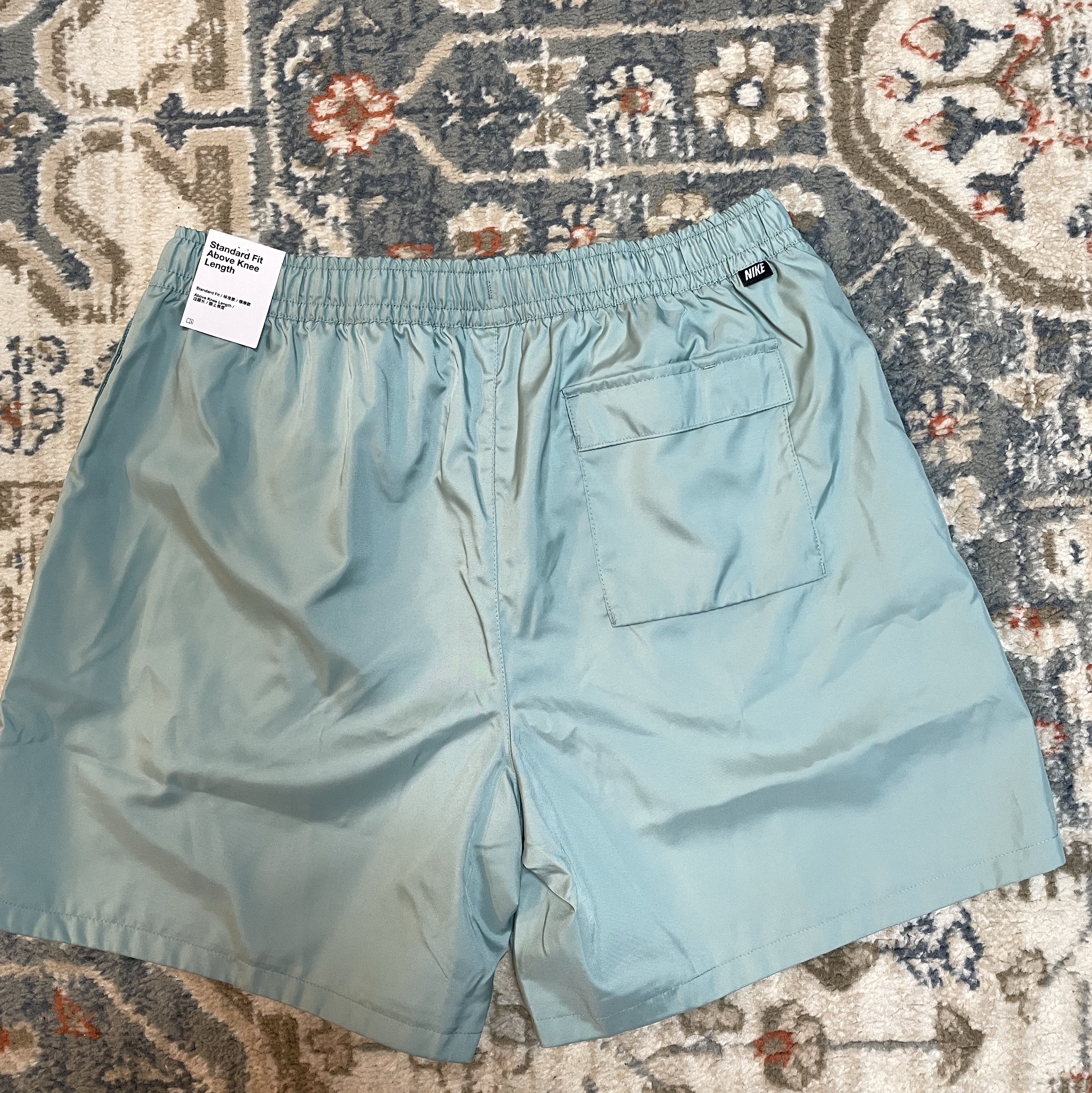 Nike NSW Woven Lined Flow Shorts Mineral - Asia 착용 스타일 - 4