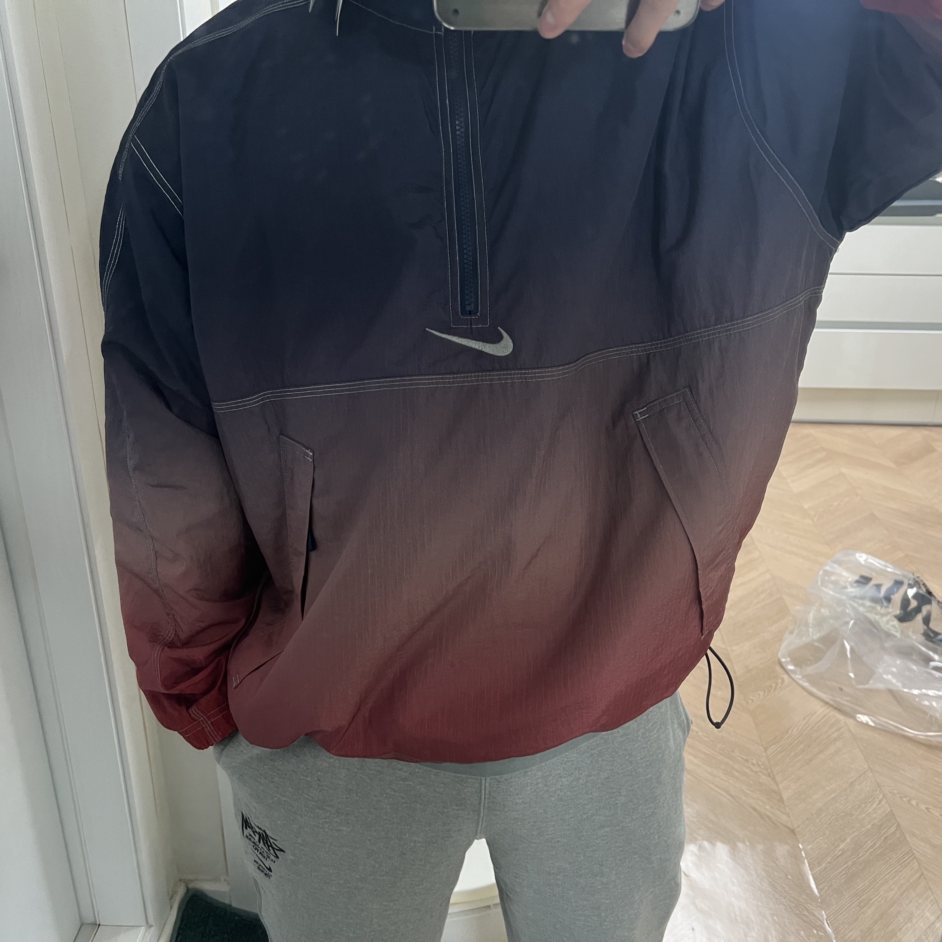 Supreme x Nike Ripstop Pullover Multicolor - 24SS 착용 스타일 - 1