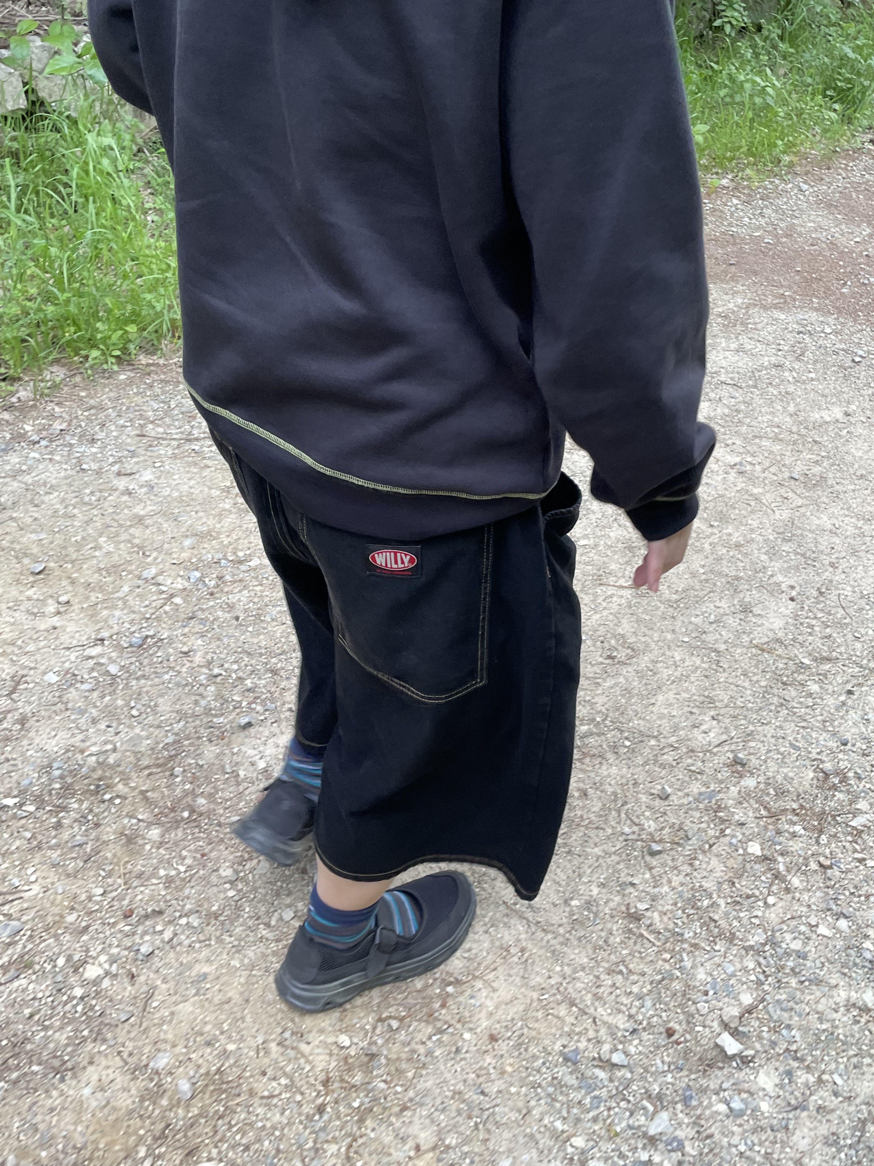 Salomon RX Marie Jeanne Black, Willy Chavarria San Jose 95 Shorts Private Black 착용 스타일 - 3