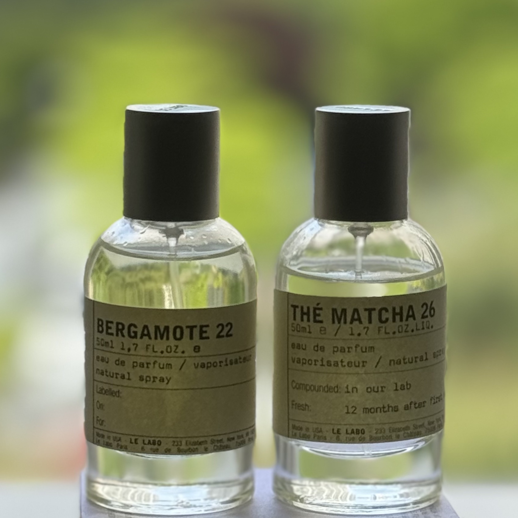 Le Labo The Matcha 26 Eau De Parfum 50ml, Le Labo Bergamote 22 Eau De Parfum 50ml 착용 스타일