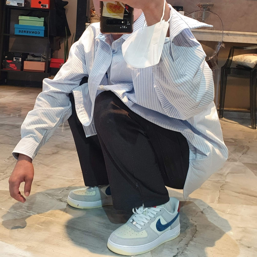 Nike x Undefeated Air Force 1 Low SP 5 On It 착용 스타일