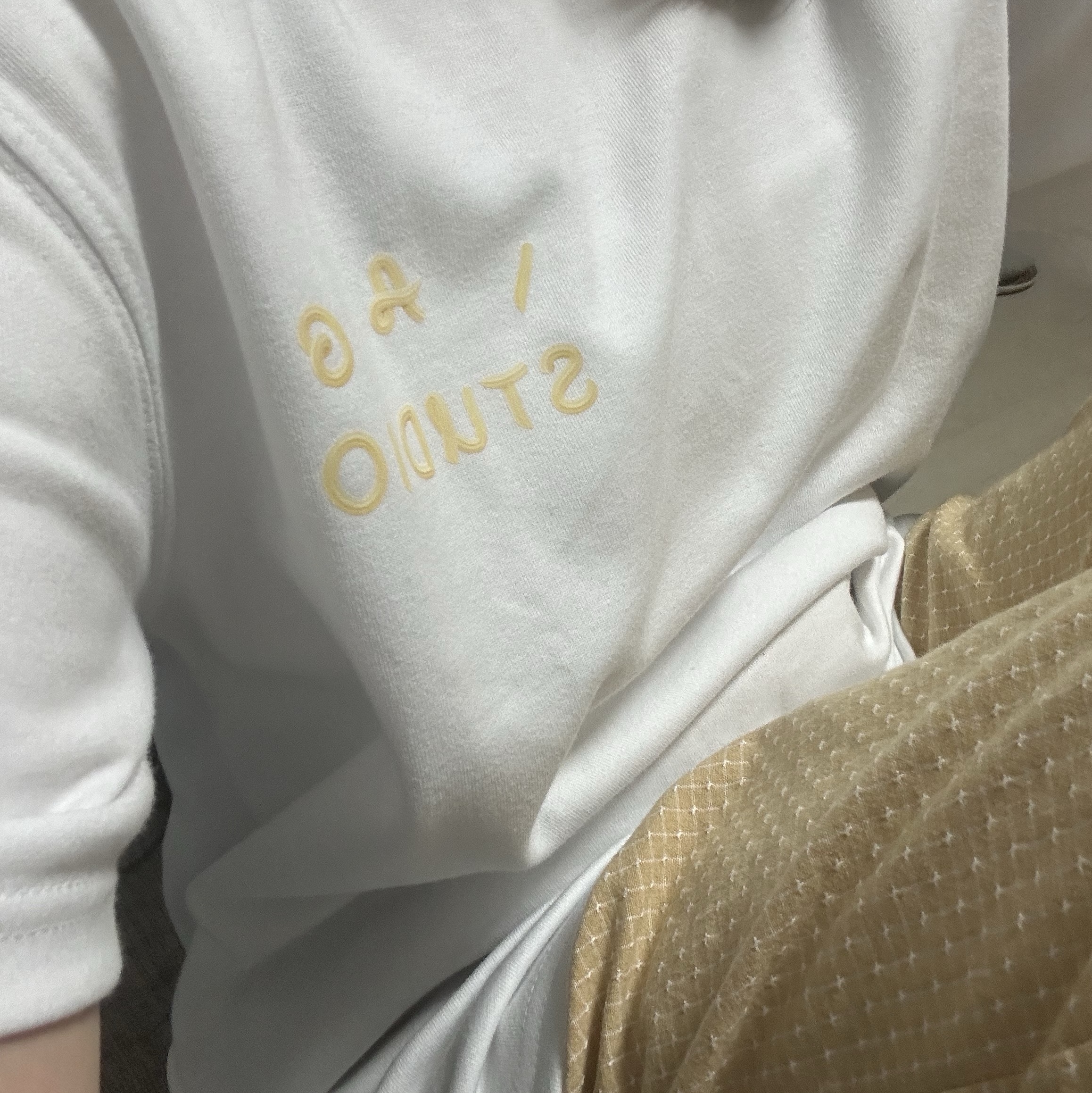 IAB Studio x Ottogi Mayonnaise 50th Anniversary T-Shirt White 착용 스타일