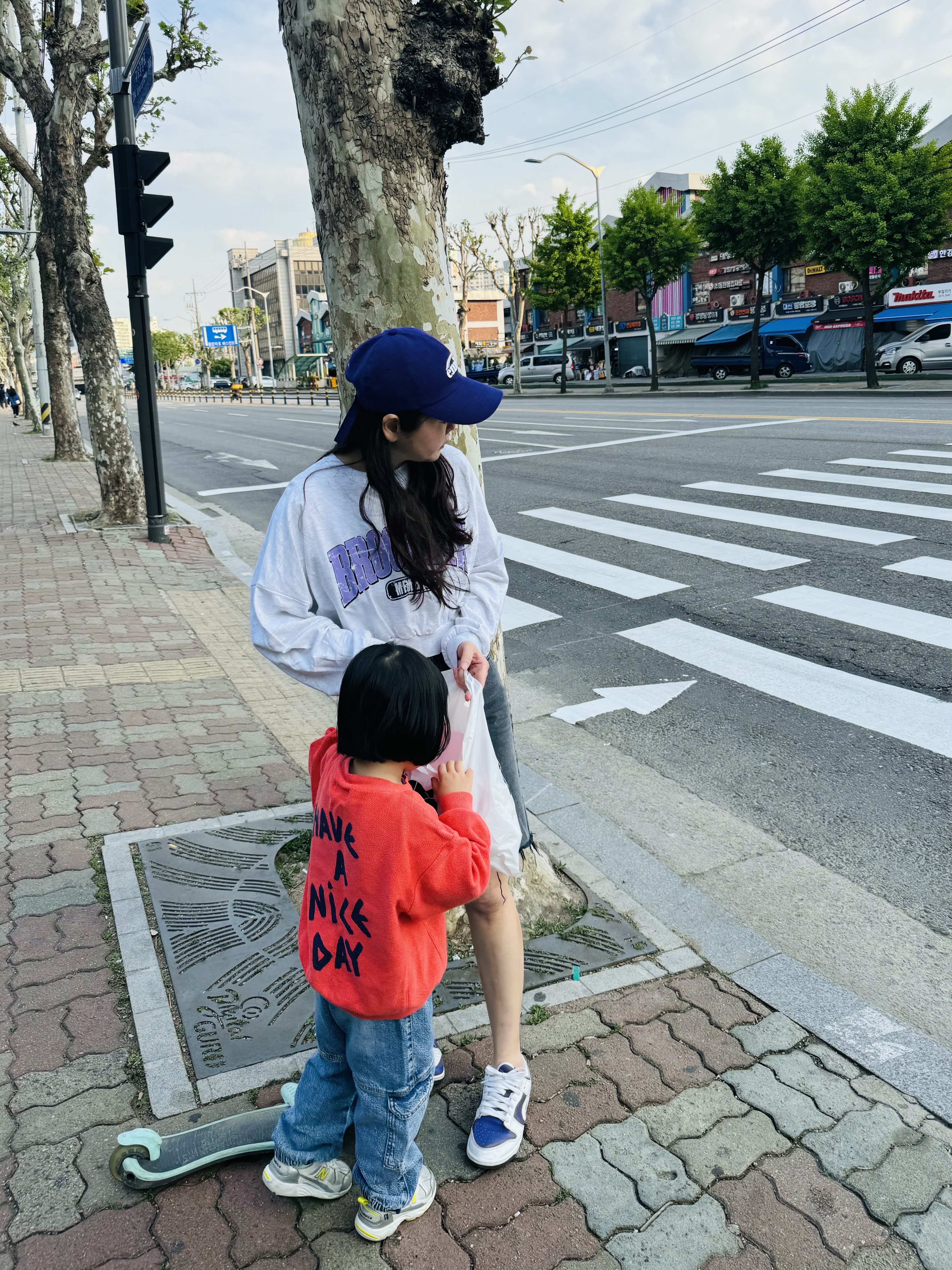 Emis New Logo Emis Cap Purple, (W) Nike Dunk Low SE Flip 착용 스타일 - 2