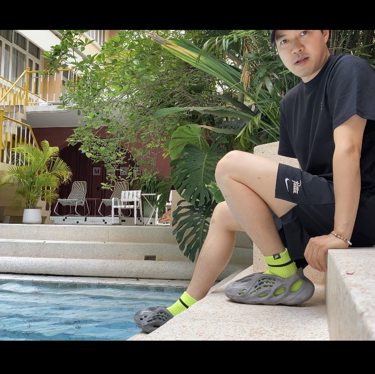 Nike x Patta Shorts Black - Asia, Nike x Patta T-Shirt Black - Asia 착용 스타일 - 2