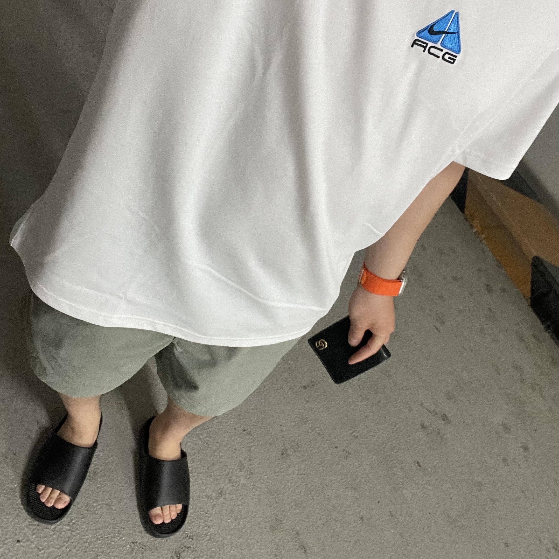 Nike ACG T-Shirt Summit White - Asia 착용 스타일