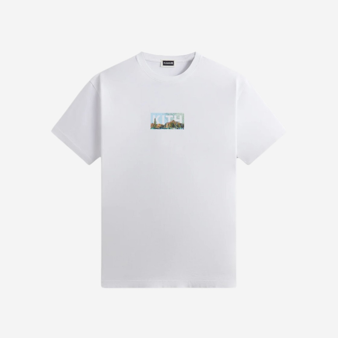 Kith x Columbia Big Sur Classic Logo T-Shirt White 상세 이미지 2