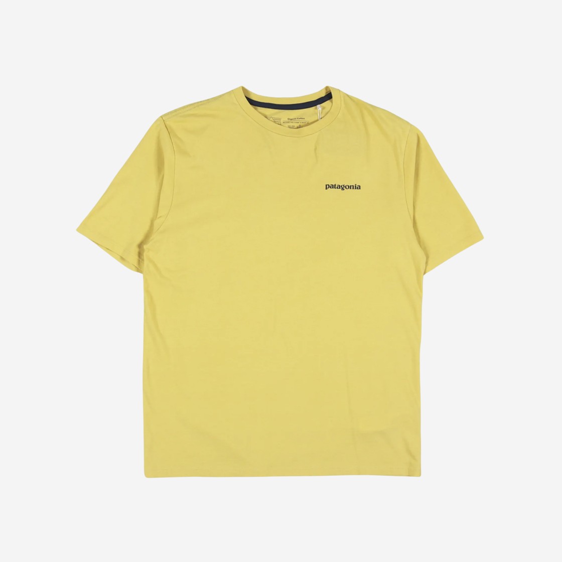 Patagonia P-6 Mission Organic T-Shirt Surfboard Yellow 상세 이미지 2