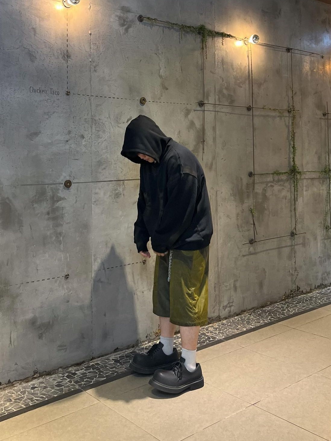 Balenciaga Steroid Derby Black 착용 스타일
