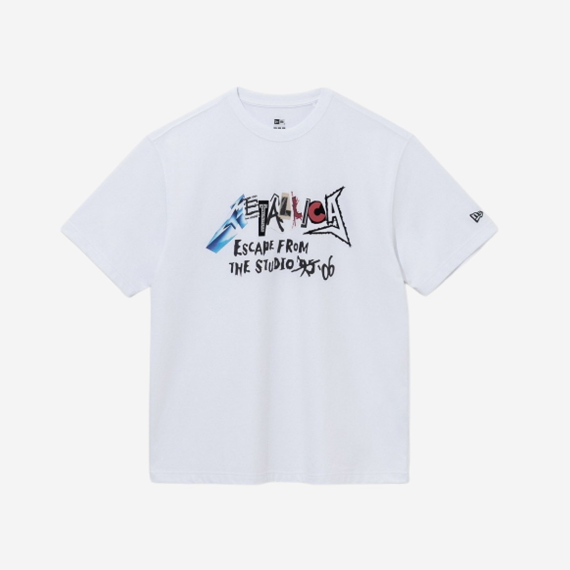 New Era x Metallica Escape Studio T-Shirt White 상세 이미지 1