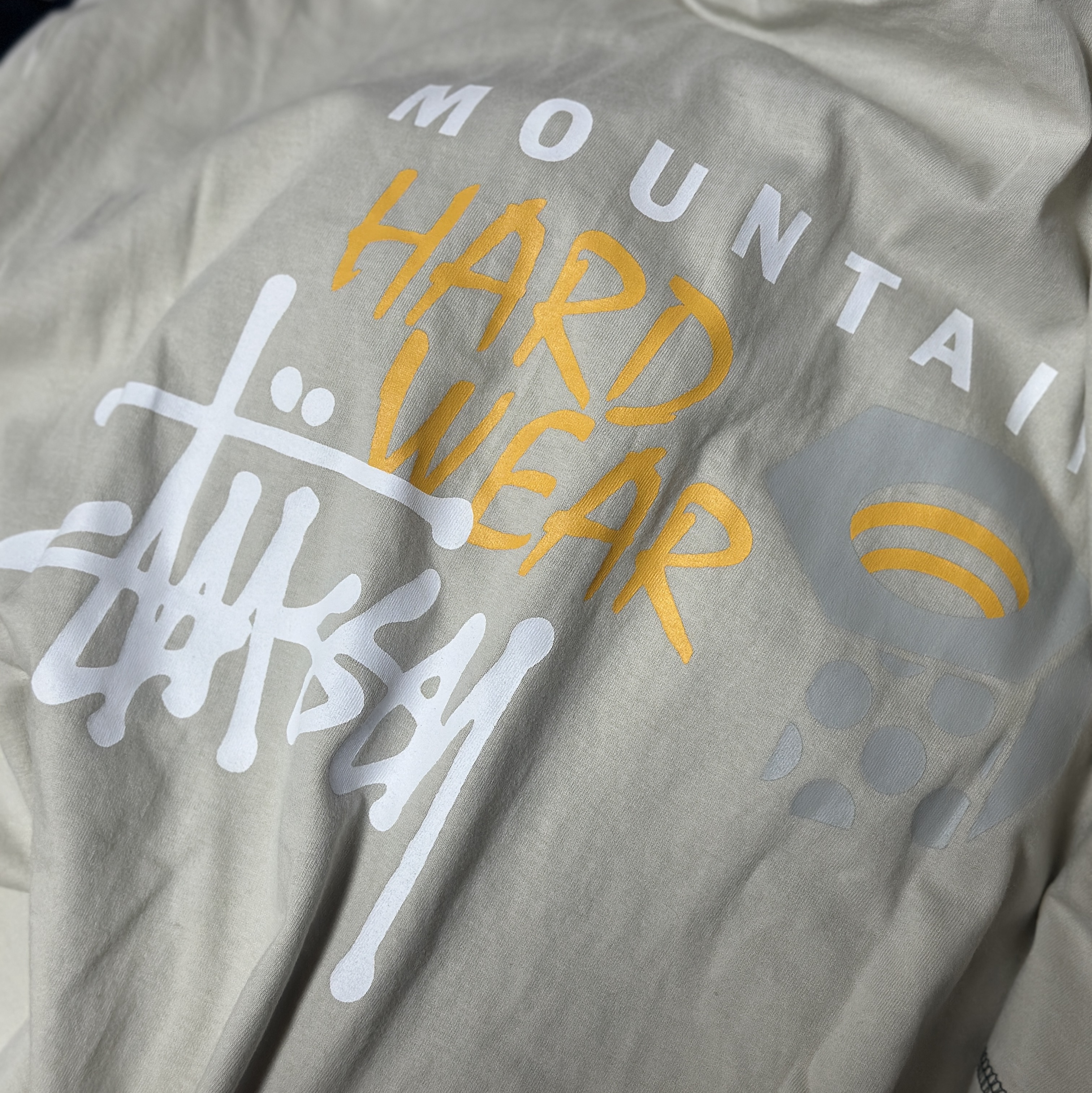 Stussy x Mountain Hardwear T-Shirt Stone 착용 스타일