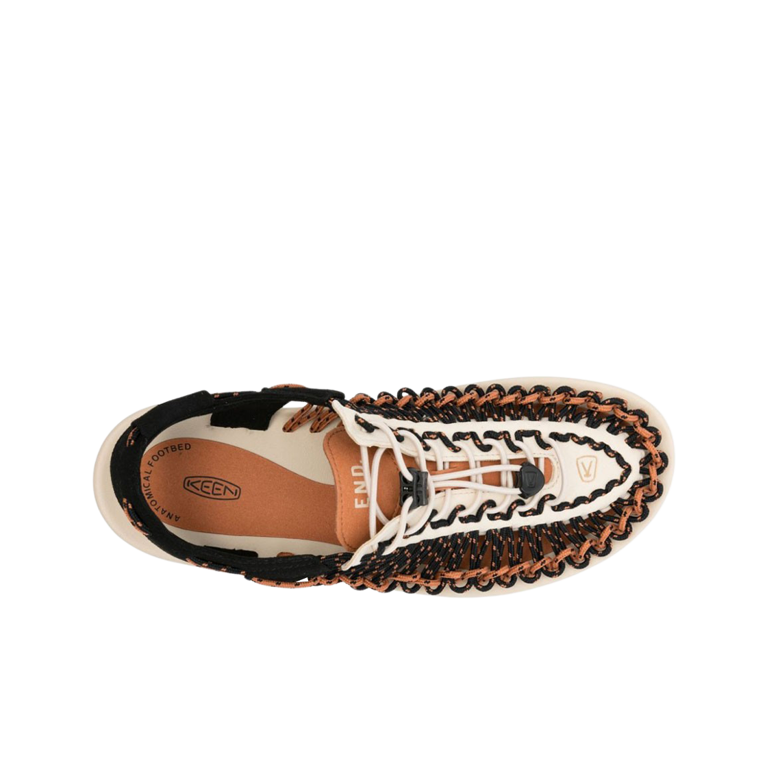 킨 x 엔드 유니크 샌들 블랙 오렌지(Keen x END. Uneek Sandals Black Orange) - 2