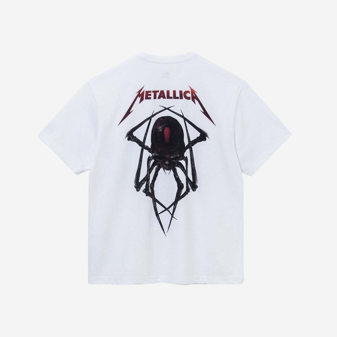 New Era x Metallica Skull Spider T-Shirt White 상세 이미지 2