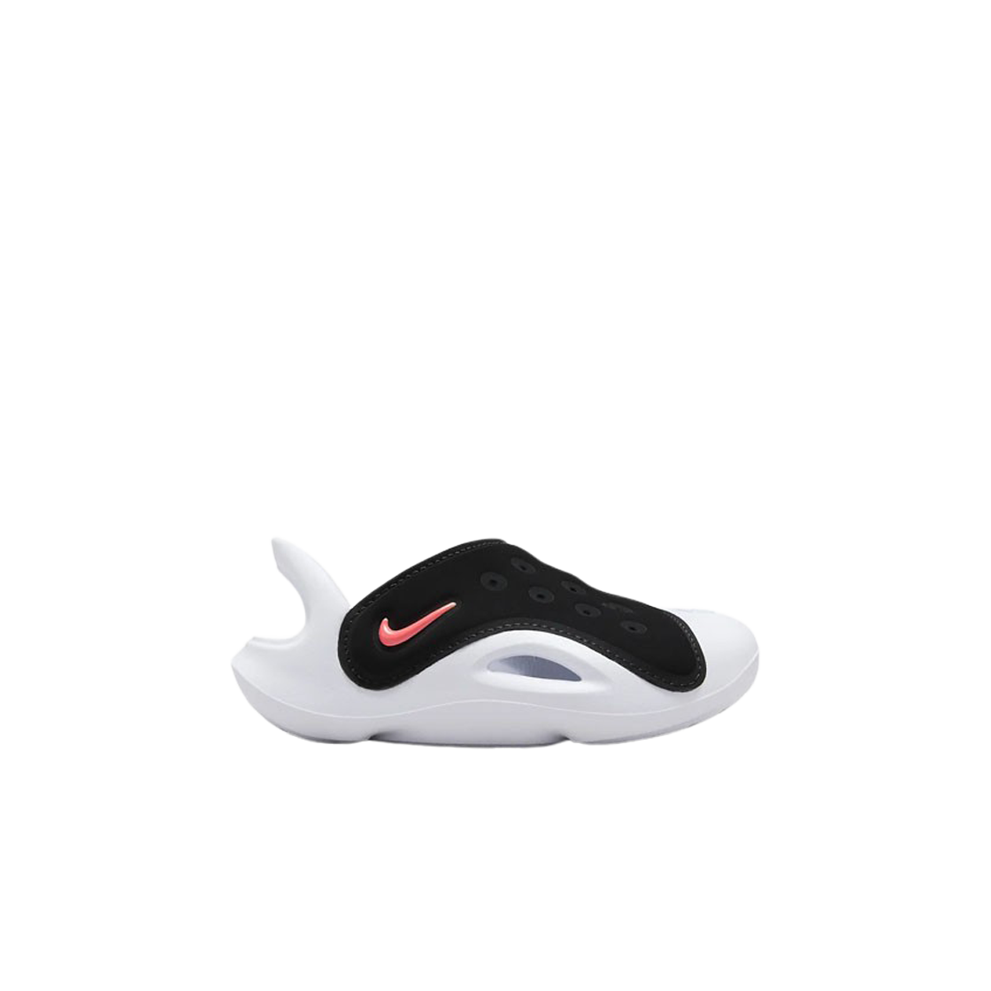 FN0875-001 (TD) Nike Aqua Swoosh Sandal Black Hyper Orange