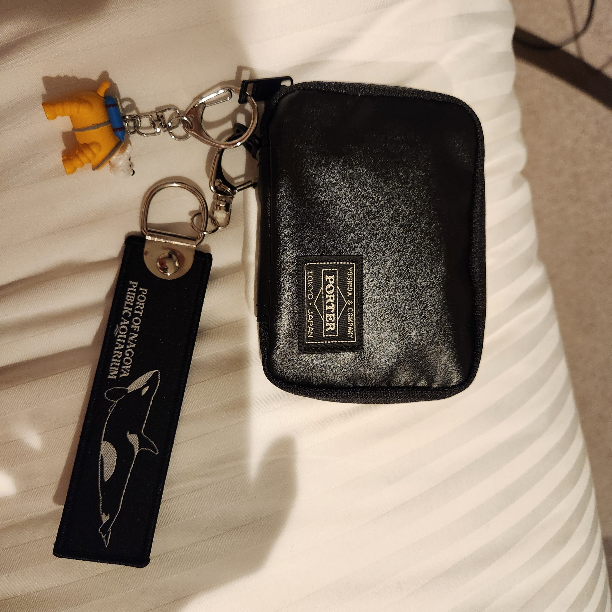 Porter Tactical Wallet Black 착용 스타일