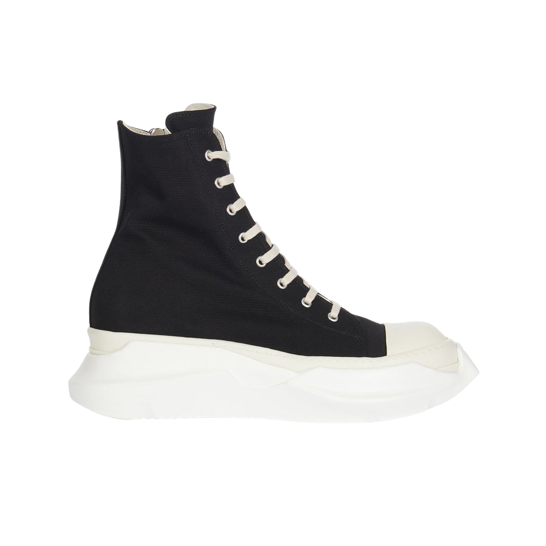 릭 오웬스 다크쉐도우 리도 앱스트랙트 코튼 스니커즈 블랙 밀크(Rick Owens Drkshdw Lido Abstract Cotton Sneakers Black Milk) - 1