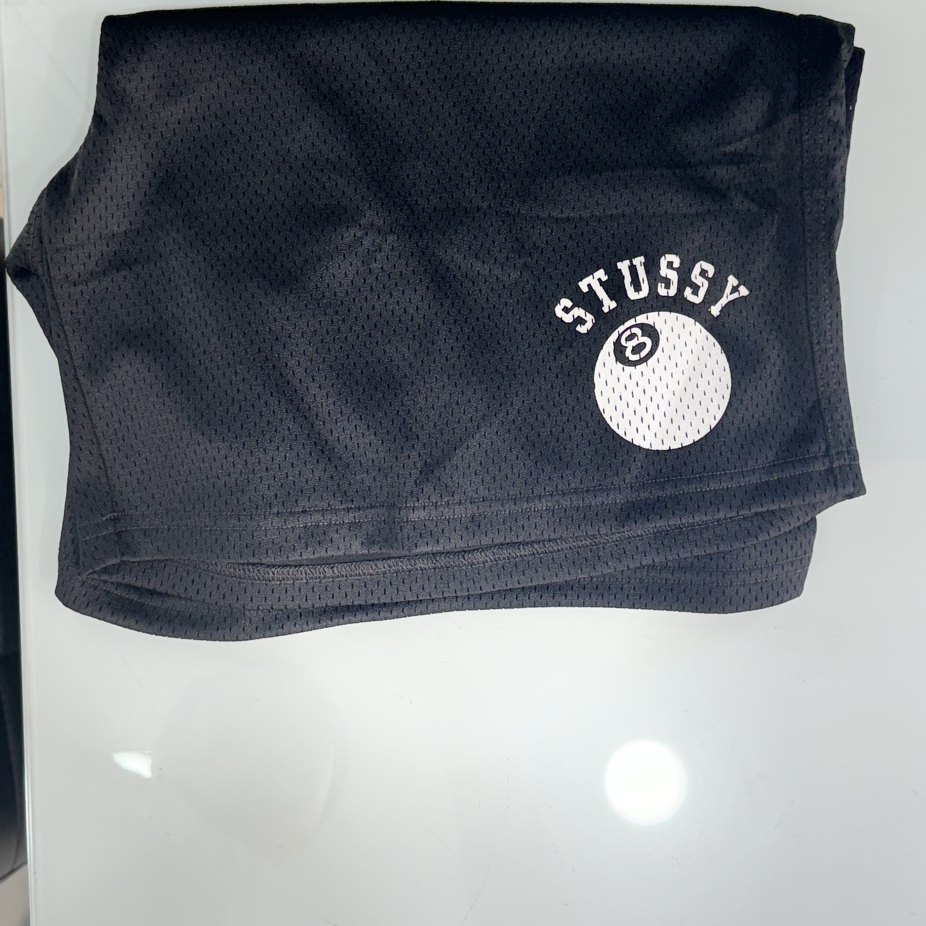 Stussy 8 Ball Mesh Shorts Black 착용 스타일