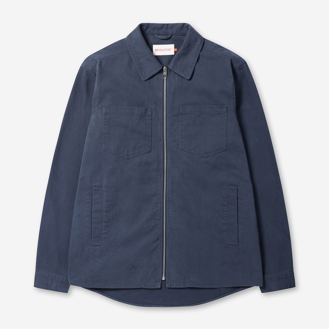 시리즈 레볼루션 집 아우터 셔츠 인디고(SERIES Revolution Zip Outer Shirts Indigo) - 1