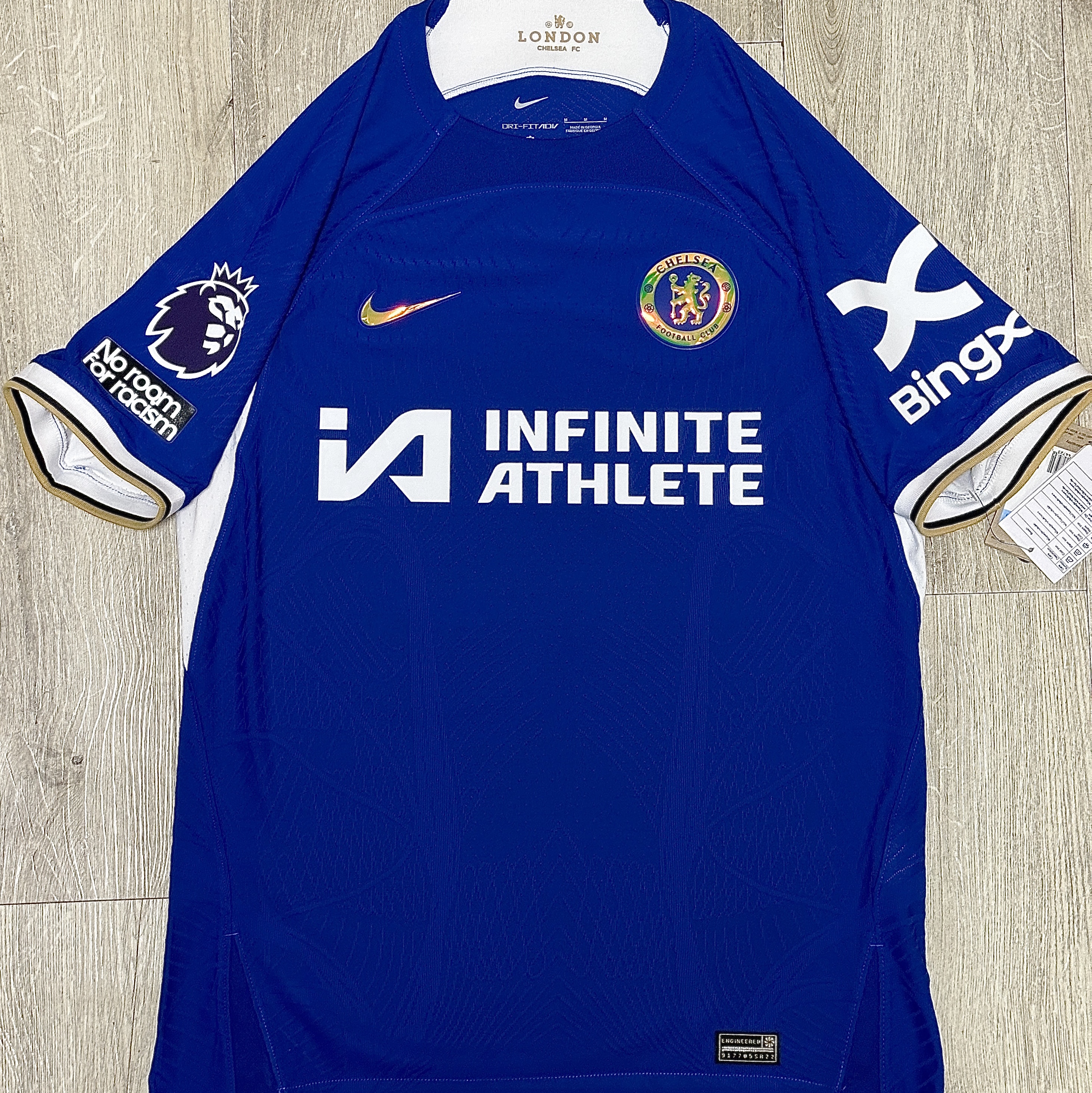Nike Chelsea FC 2023/24 Dri-Fit ADV Match Home Jersey Rush Blue (Non Marking & Non Sponser Ver.) 착용 스타일 - 1