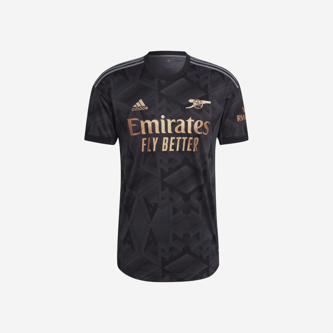 Adidas Arsenal 2022/23 Away Authentic Jersey Black - US Sizing (Non Marking Ver.) 상세 이미지 1